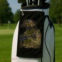 US Special Force Soldier Army Golf Towel thumb 2