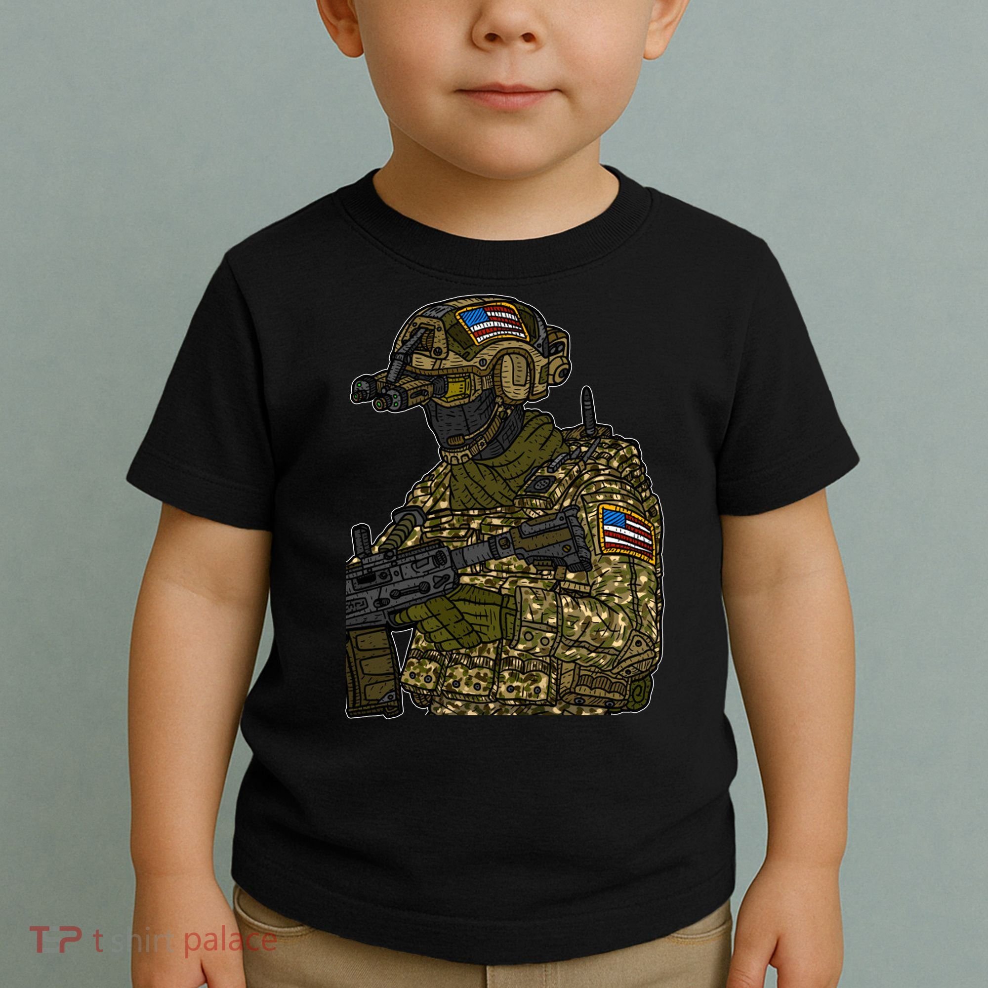US Special Force Soldier Army Toddler T-Shirt