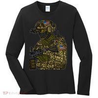 US Special Force Soldier Army Women's Long Sleeve Shirt thumb 0