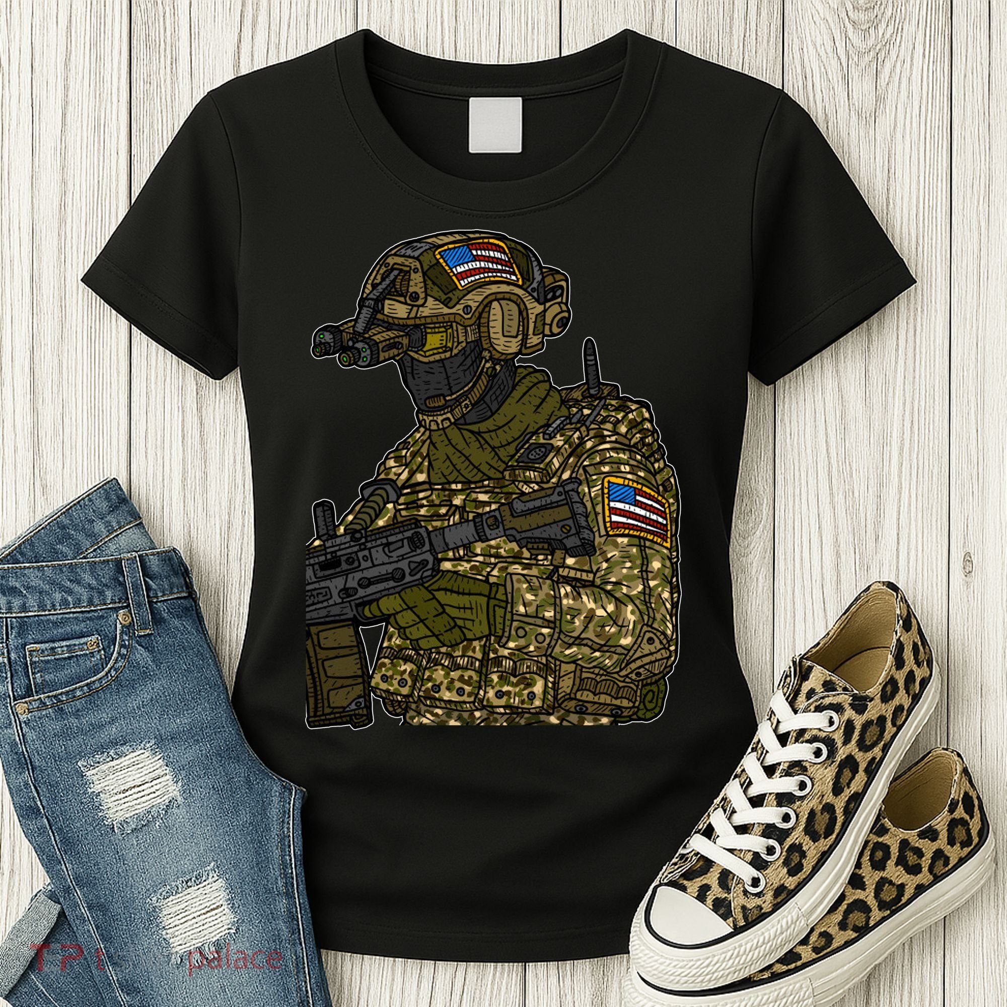 US Special Force Soldier Army Women's T-Shirt