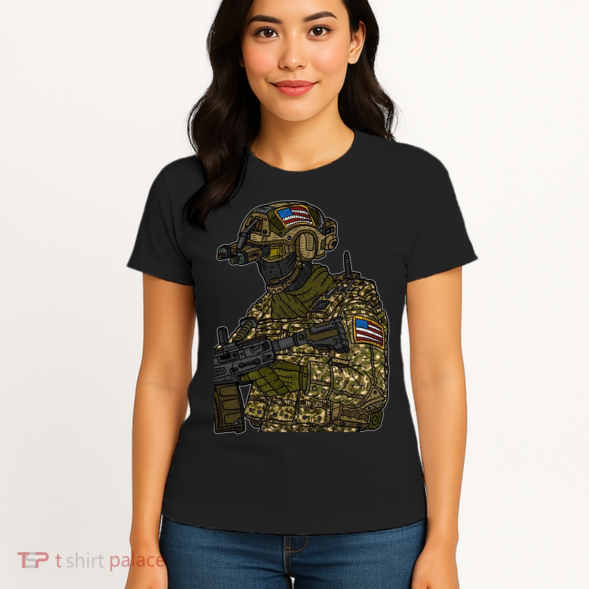 US Special Force Soldier Army Women's T-Shirt