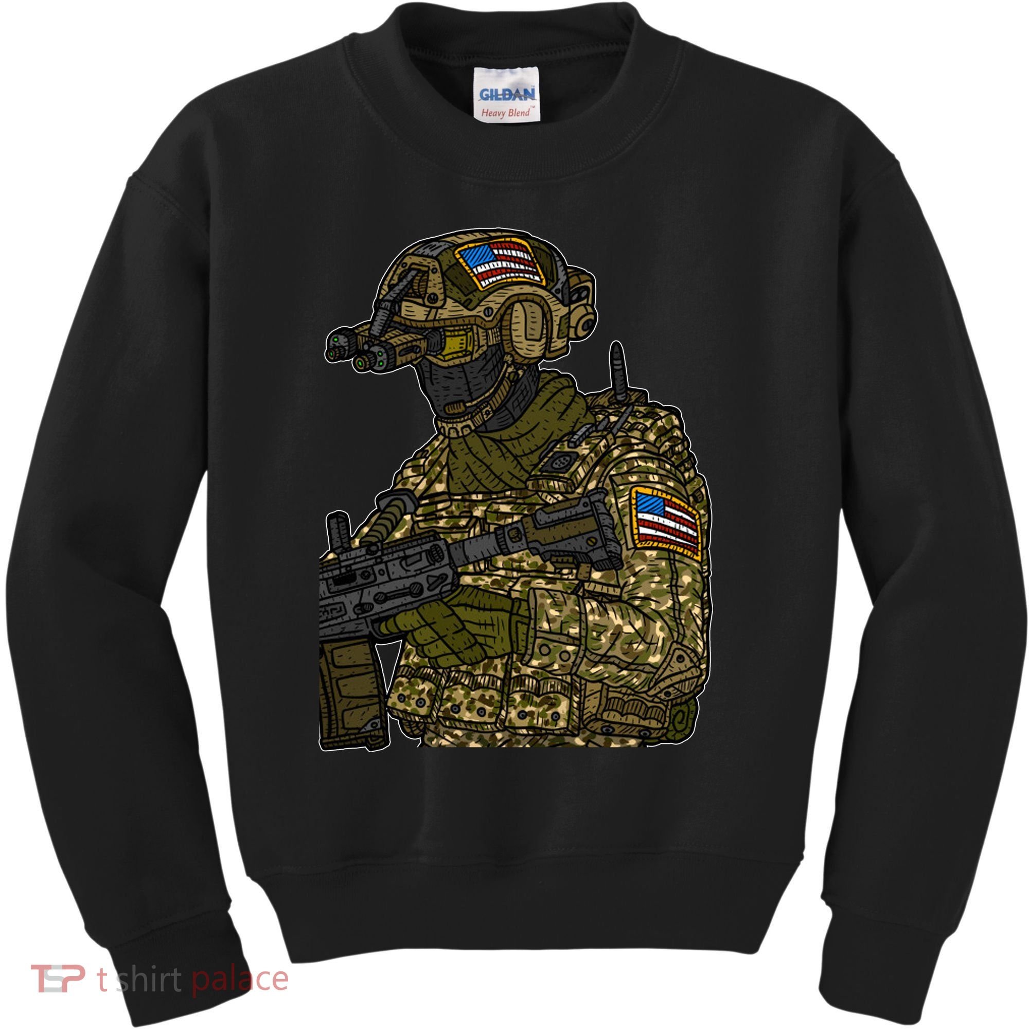 US Special Force Soldier Army Kids Sweatshirt