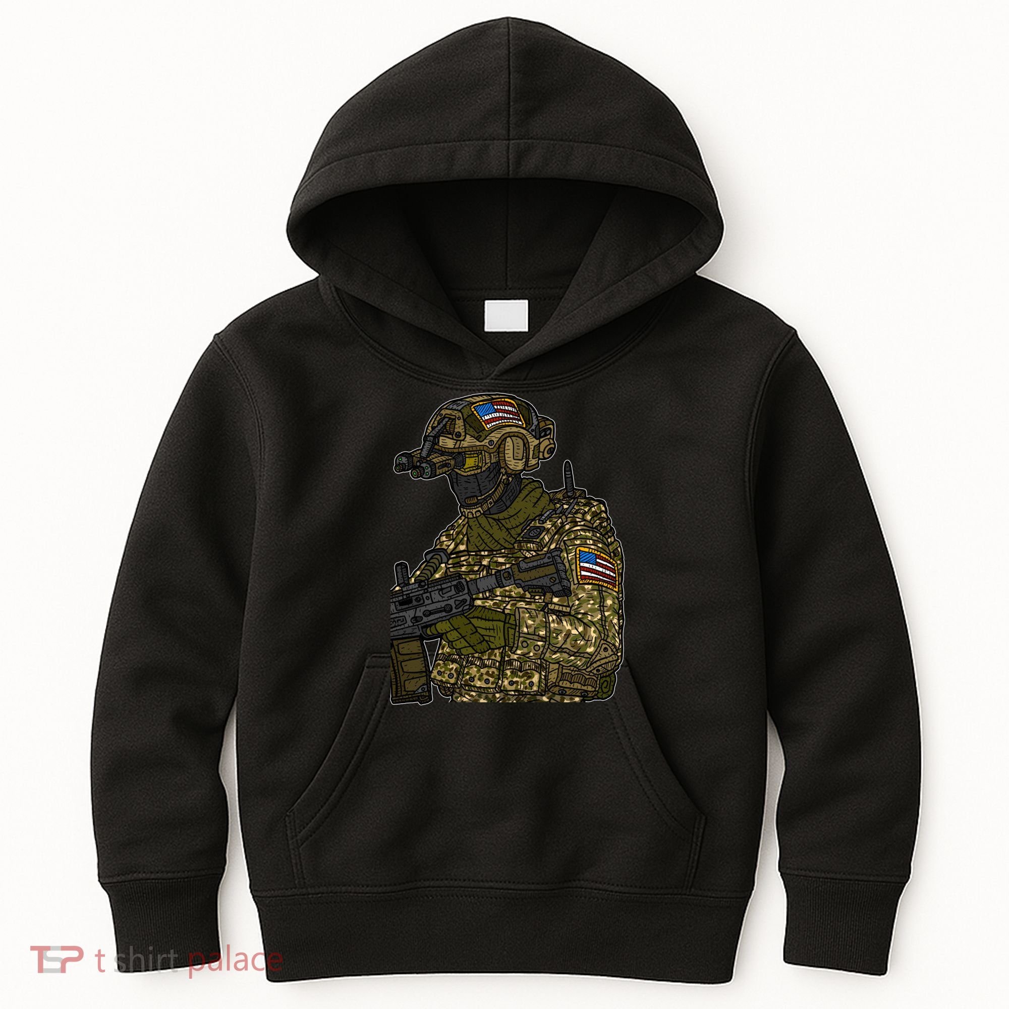 US Special Force Soldier Army Kids Hoodie