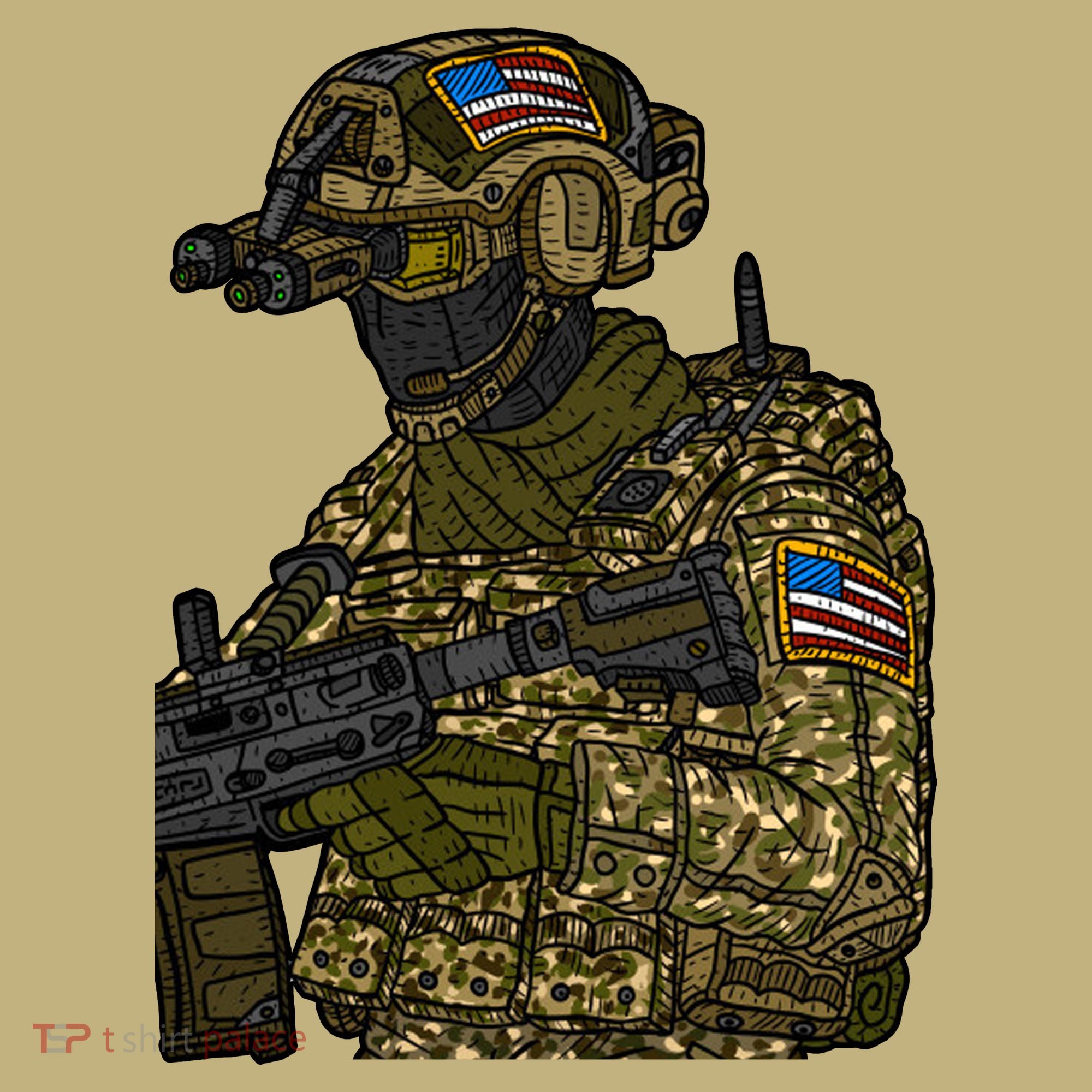 US Special Force Soldier Army Mousepad