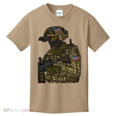 US Special Force Soldier Army Kids T-Shirt