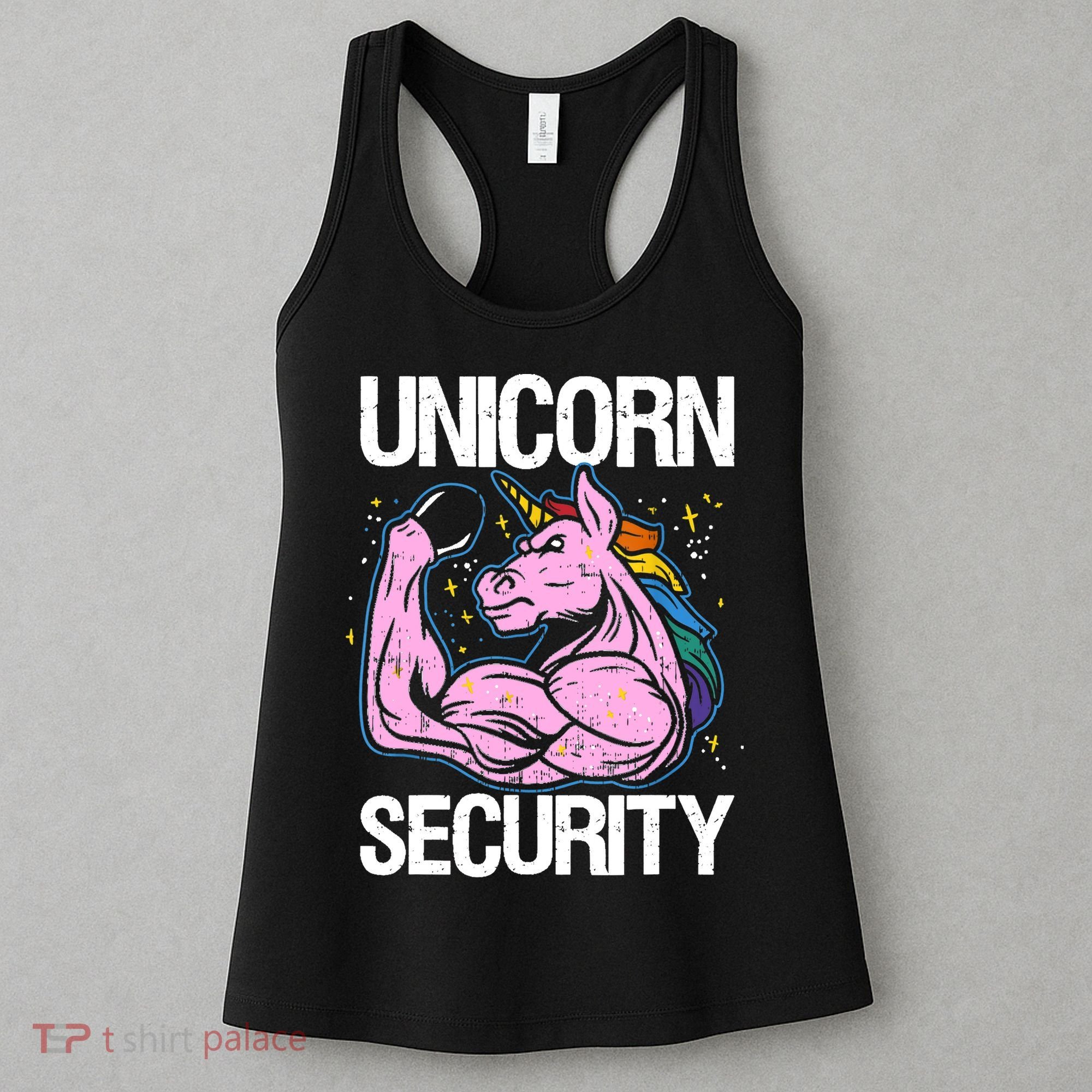 Unicorn Security Funny Costume Police Gift For Men Women Women's Tank Top
