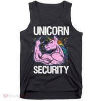 Unicorn Security Funny Costume Police Gift For Men Women Tank Top thumb 0