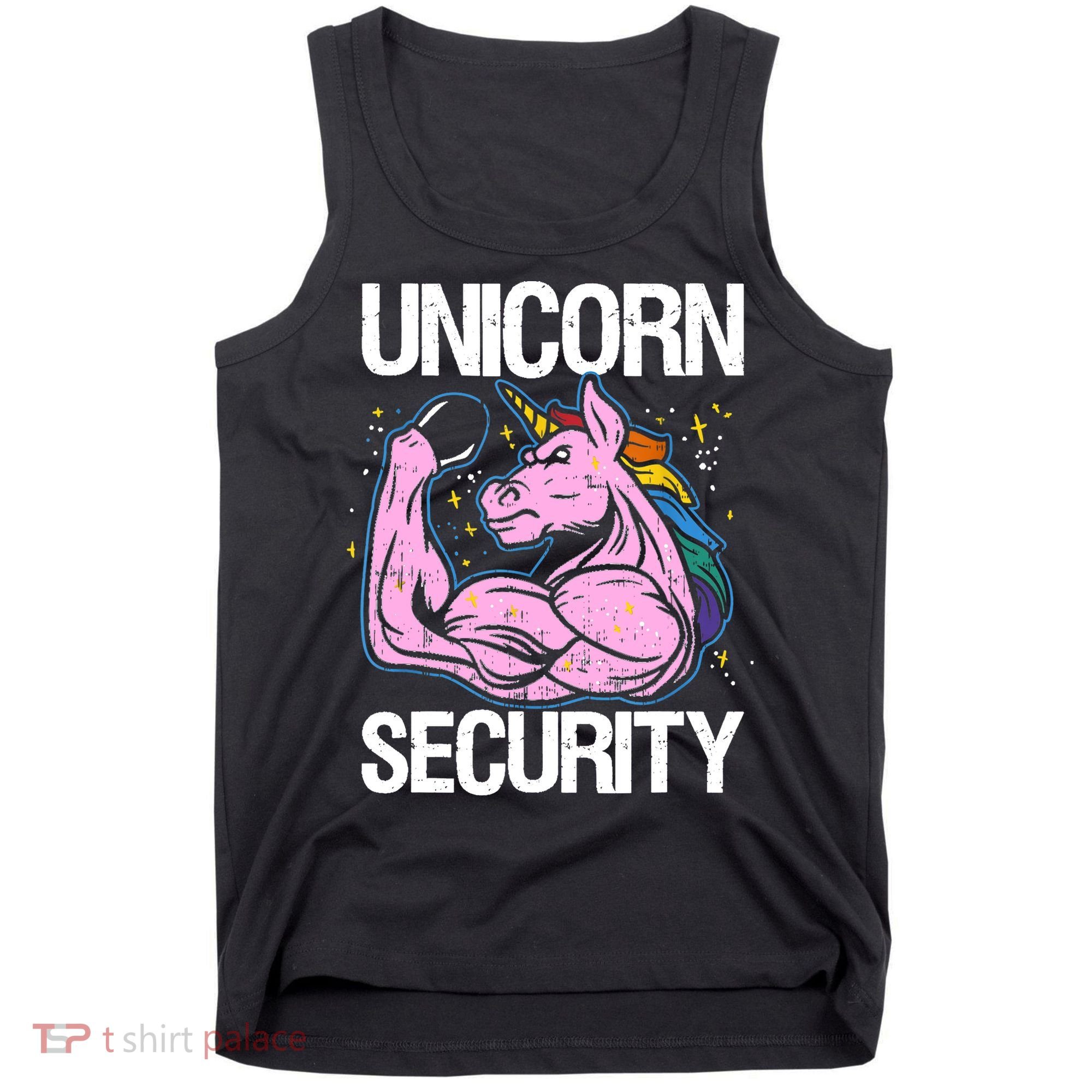 Unicorn Security Funny Costume Police Gift For Men Women Tank Top