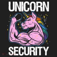 Unicorn Security Funny Costume Police Gift For Men Women Golf Towel thumb 3