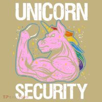 Unicorn Security Funny Costume Police Gift For Men Women Long Sleeve Shirt thumb 2