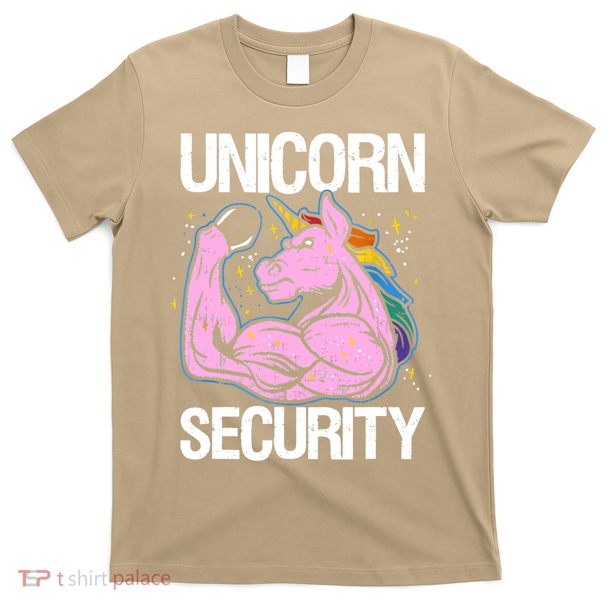 Unicorn Security Funny Costume Police Gift For Men Women T-Shirt