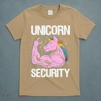 Unicorn Security Funny Costume Police Gift For Men Women T-Shirt thumb 5