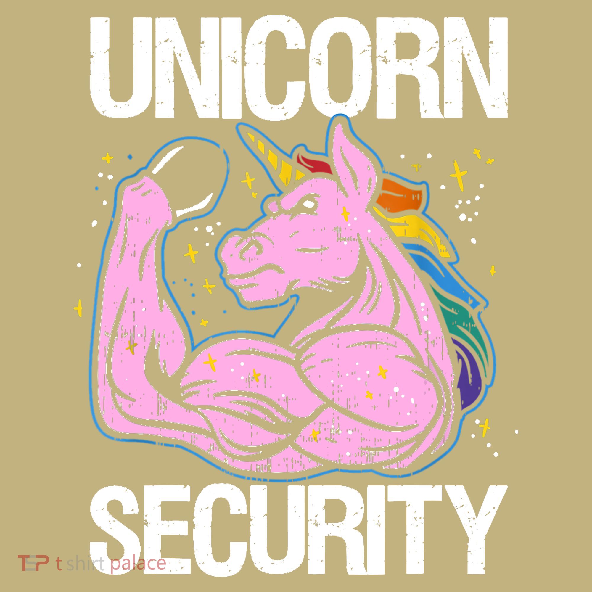 Unicorn Security Funny Costume Police Gift For Men Women Polo