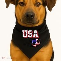 USA Soccer Fan USA-Made Doggie Bandana thumb 1
