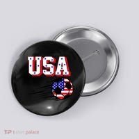 USA Soccer Fan Button thumb 0