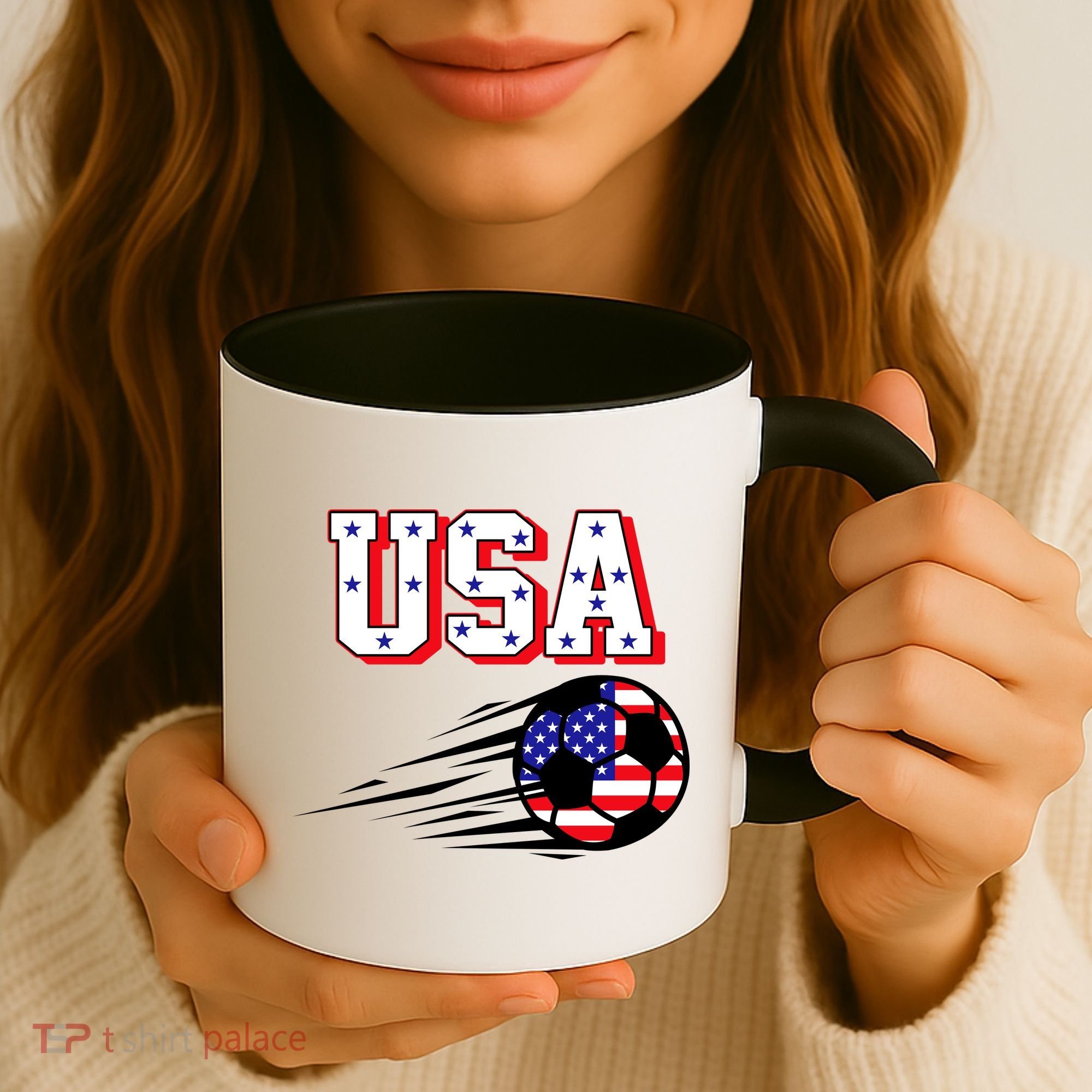 USA Soccer Fan Coffee Mug