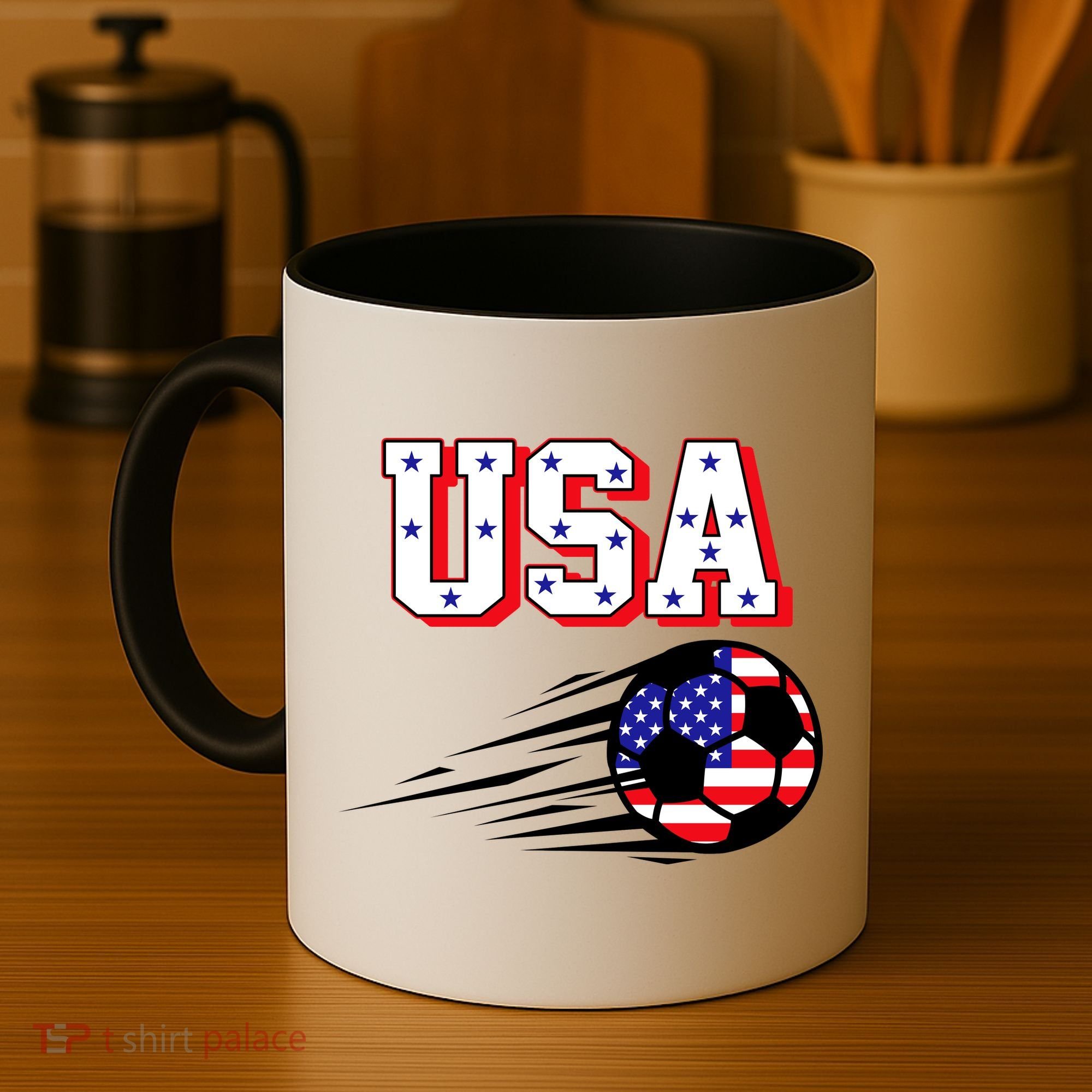 USA Soccer Fan Coffee Mug