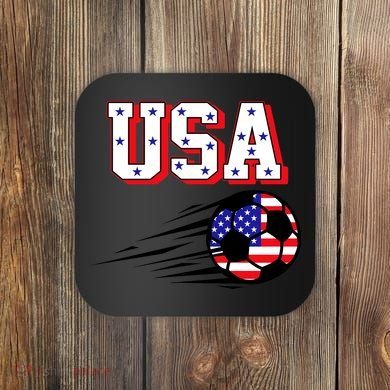 USA Soccer Fan Coaster