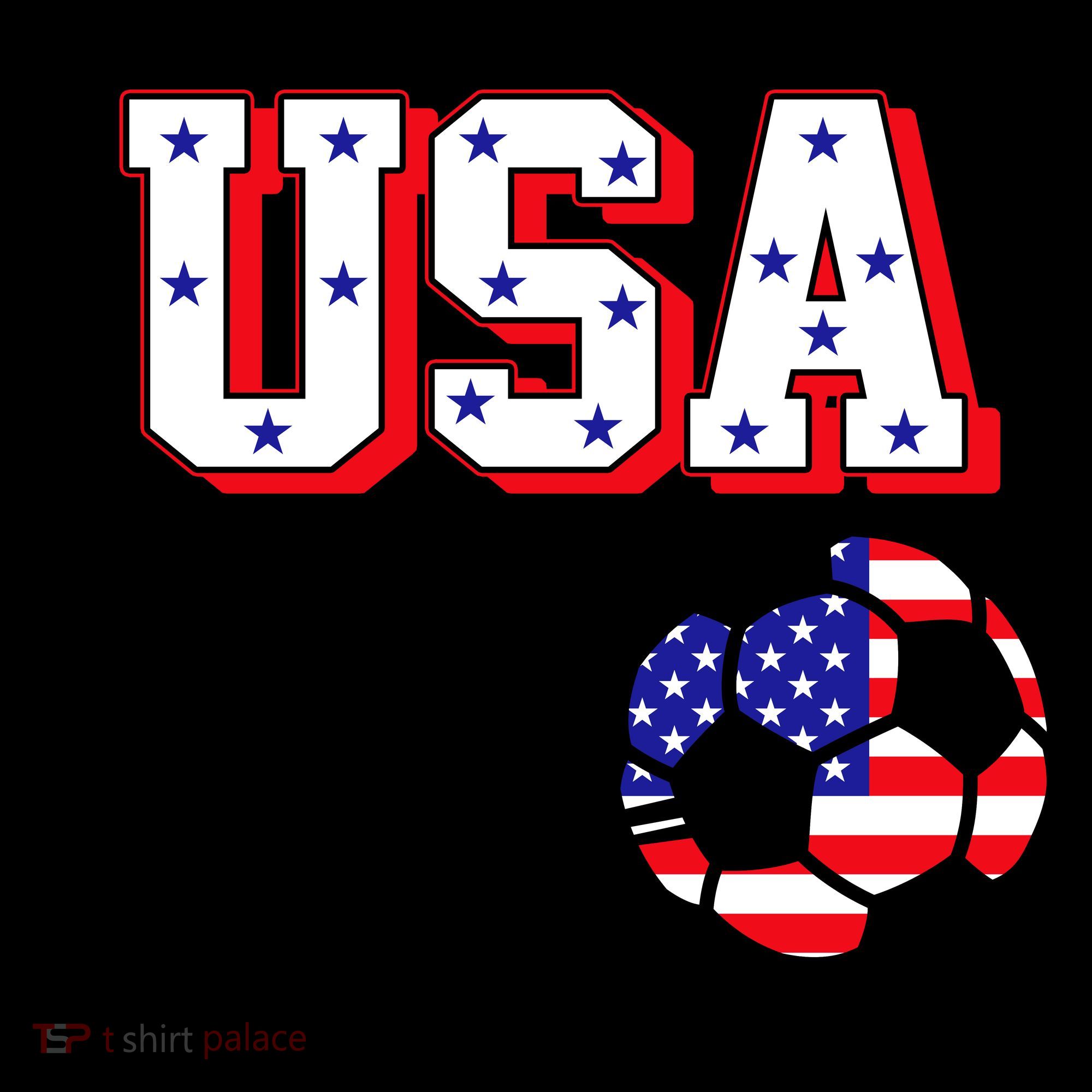 USA Soccer Fan Coaster