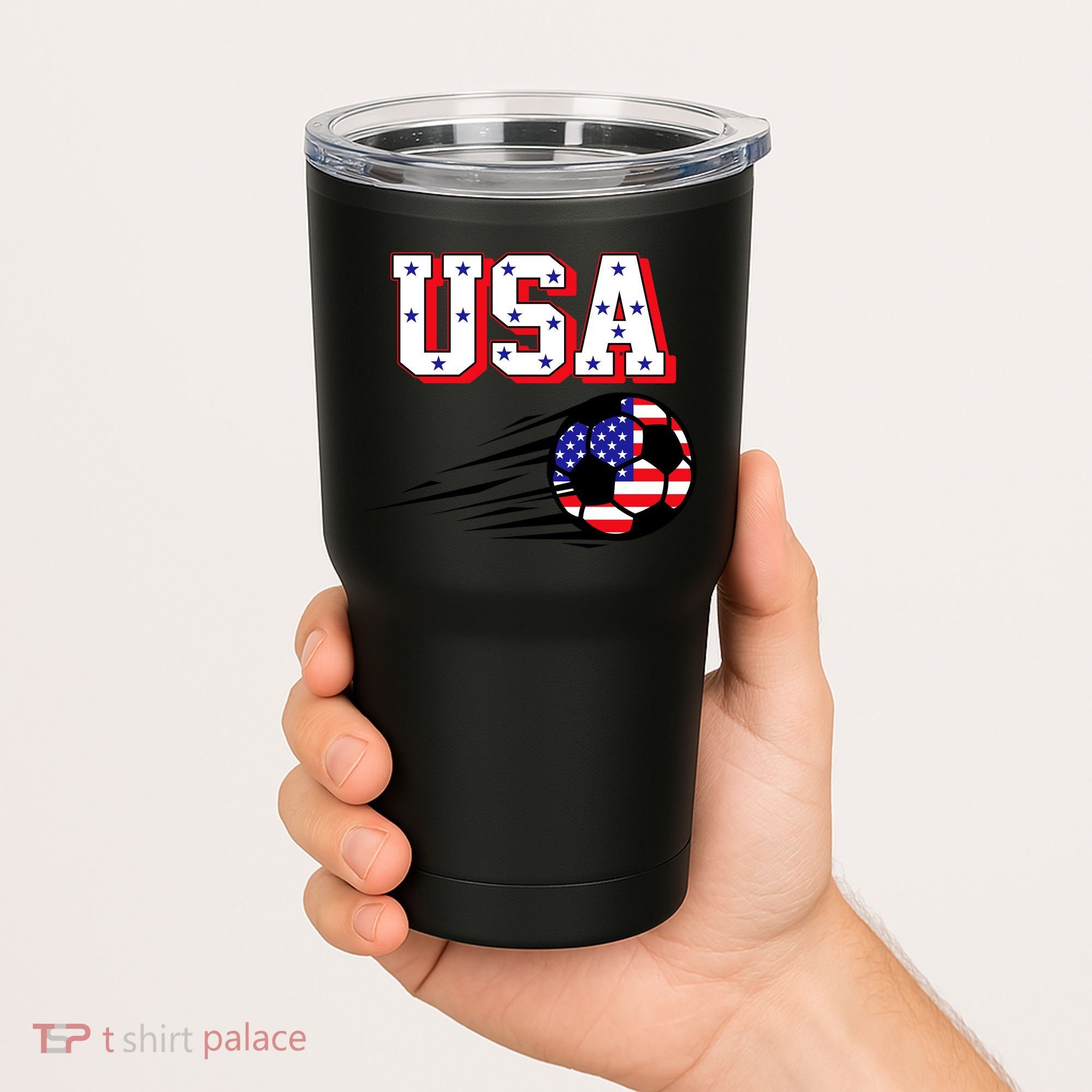USA Soccer Fan Tumbler