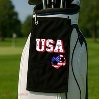 USA Soccer Fan Golf Towel thumb 2