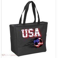 USA Soccer Fan Tote Bag thumb 2