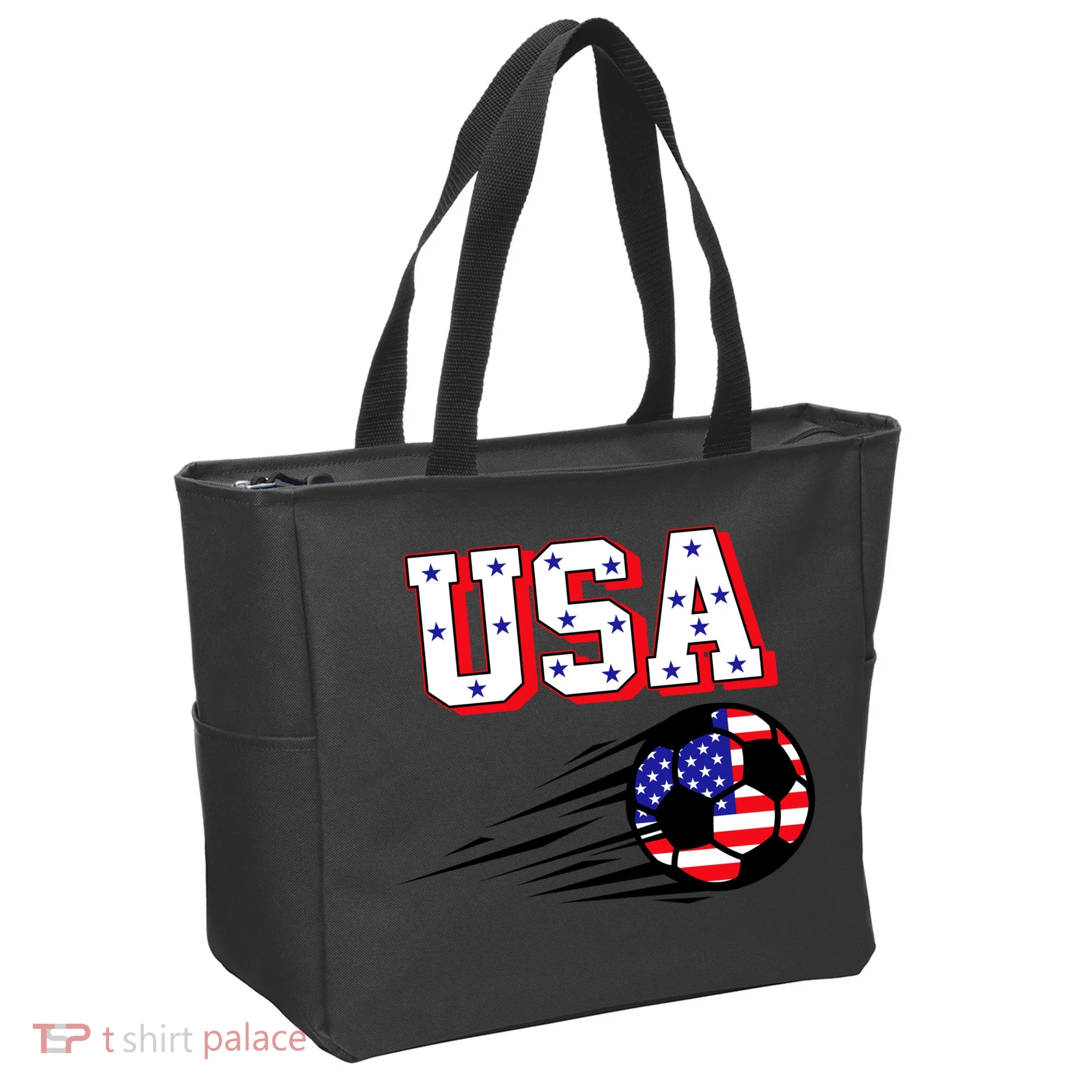USA Soccer Fan Tote Bag