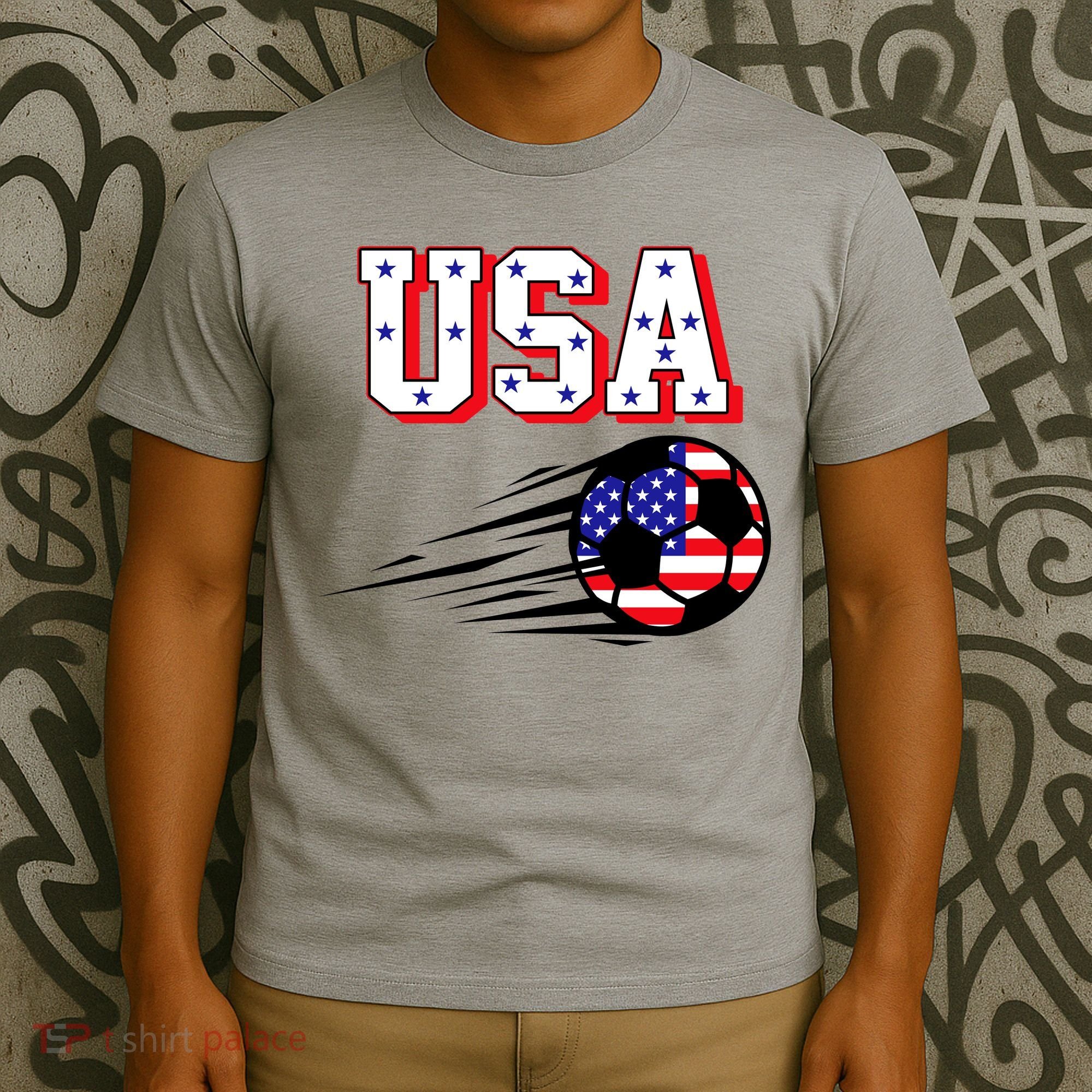 USA Soccer Fan T-Shirt