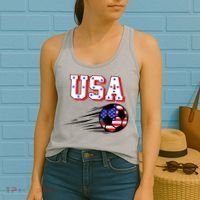 USA Soccer Fan Women's Tank Top thumb 2