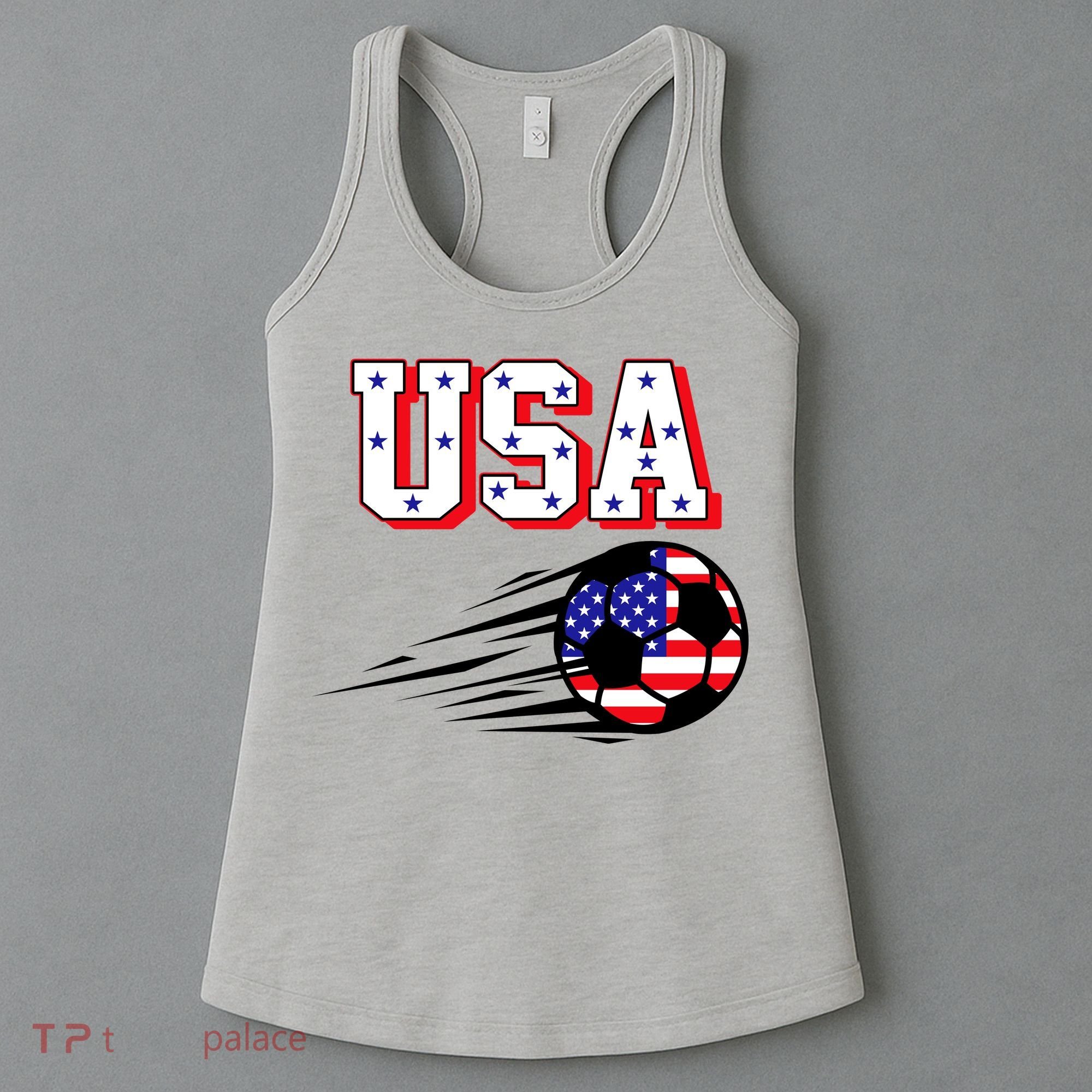 USA Soccer Fan Women's Tank Top