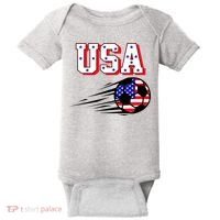 USA Soccer Fan Baby Bodysuit thumb 0