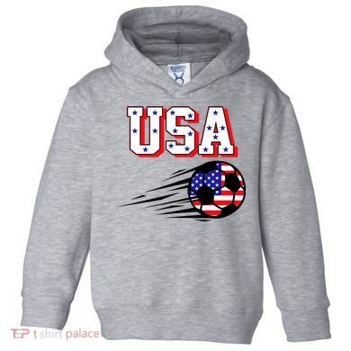 USA Soccer Fan Toddler Hoodie