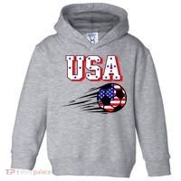 USA Soccer Fan Toddler Hoodie thumb 0