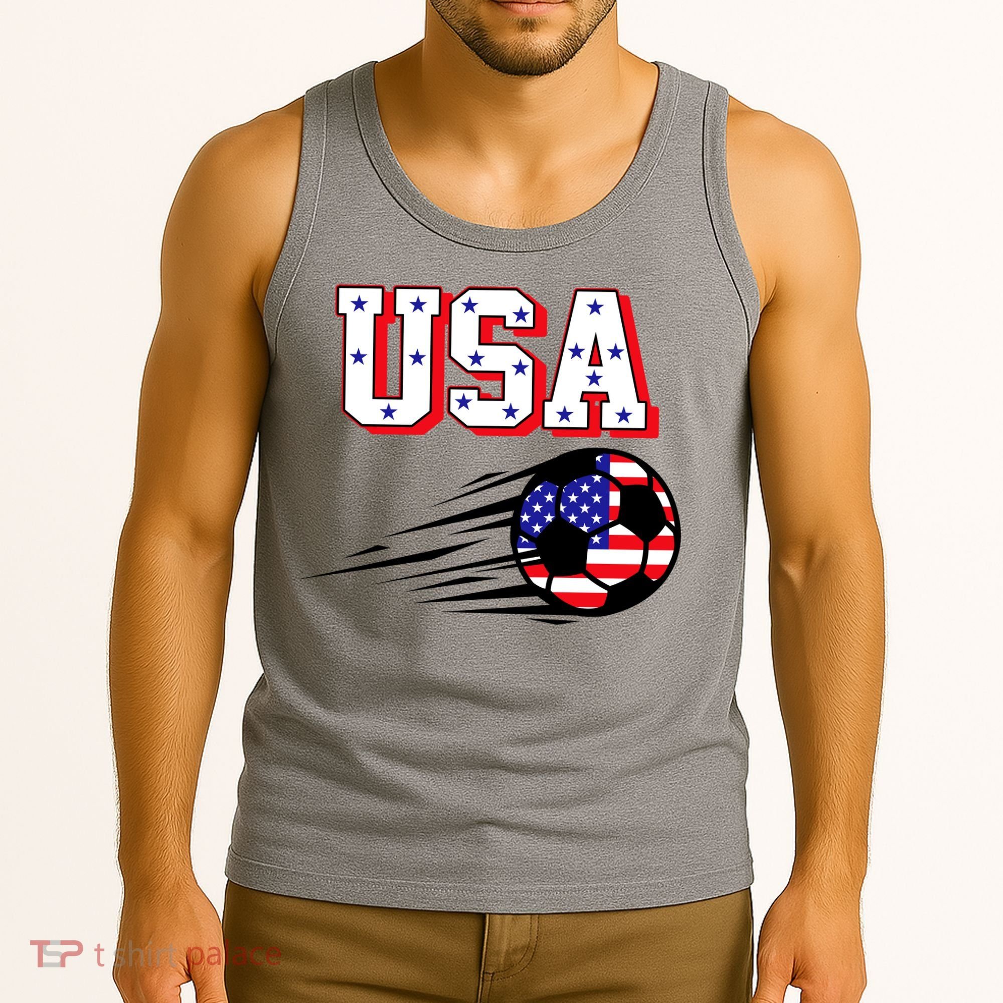 USA Soccer Fan Tank Top
