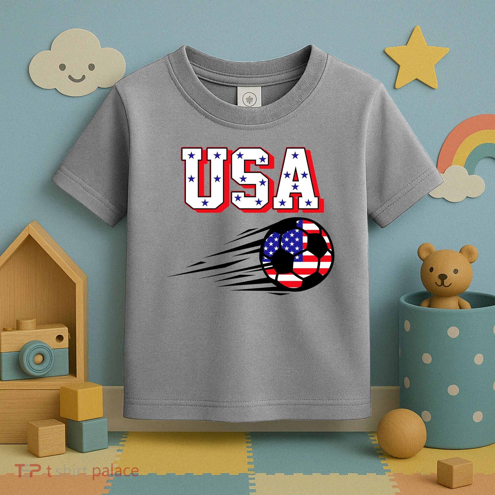 USA Soccer Fan Toddler T-Shirt