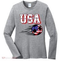 USA Soccer Fan Women's Long Sleeve Shirt thumb 0