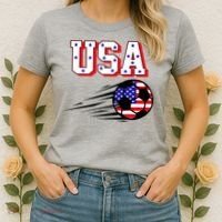 USA Soccer Fan Women's T-Shirt thumb 2