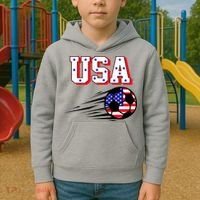 USA Soccer Fan Kids Hoodie thumb 2
