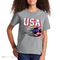 USA Soccer Fan Kids T-Shirt thumb 2