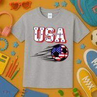 USA Soccer Fan Kids T-Shirt thumb 3