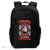 United States Firefighter We Run Towards Firefighters Dad Gift Backpack thumb 0