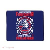 United States Firefighter We Run Towards Firefighters Dad Gift Mousepad thumb 0