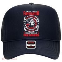 United States Firefighter We Run Towards Firefighters Dad Gift Hat thumb 0