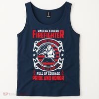 United States Firefighter We Run Towards Firefighters Dad Gift Tank Top thumb 2