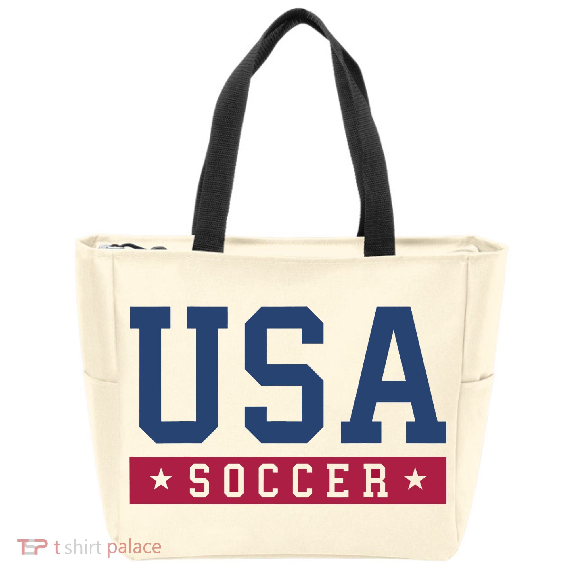 USA Soccer Fan Tote Bag