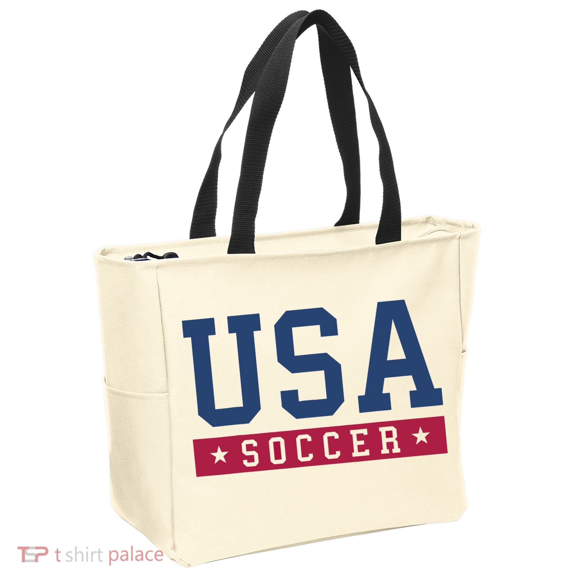 USA Soccer Fan Tote Bag