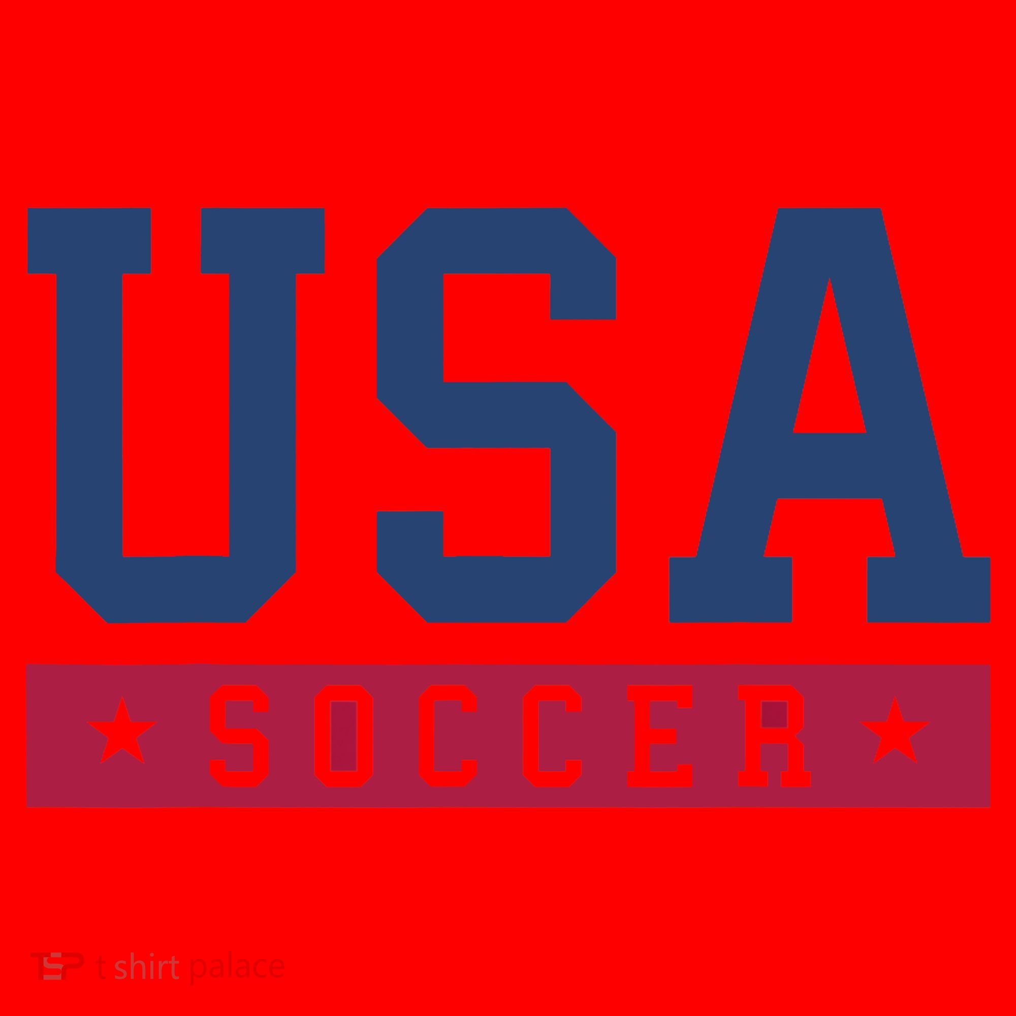 USA Soccer Fan Santa Hat