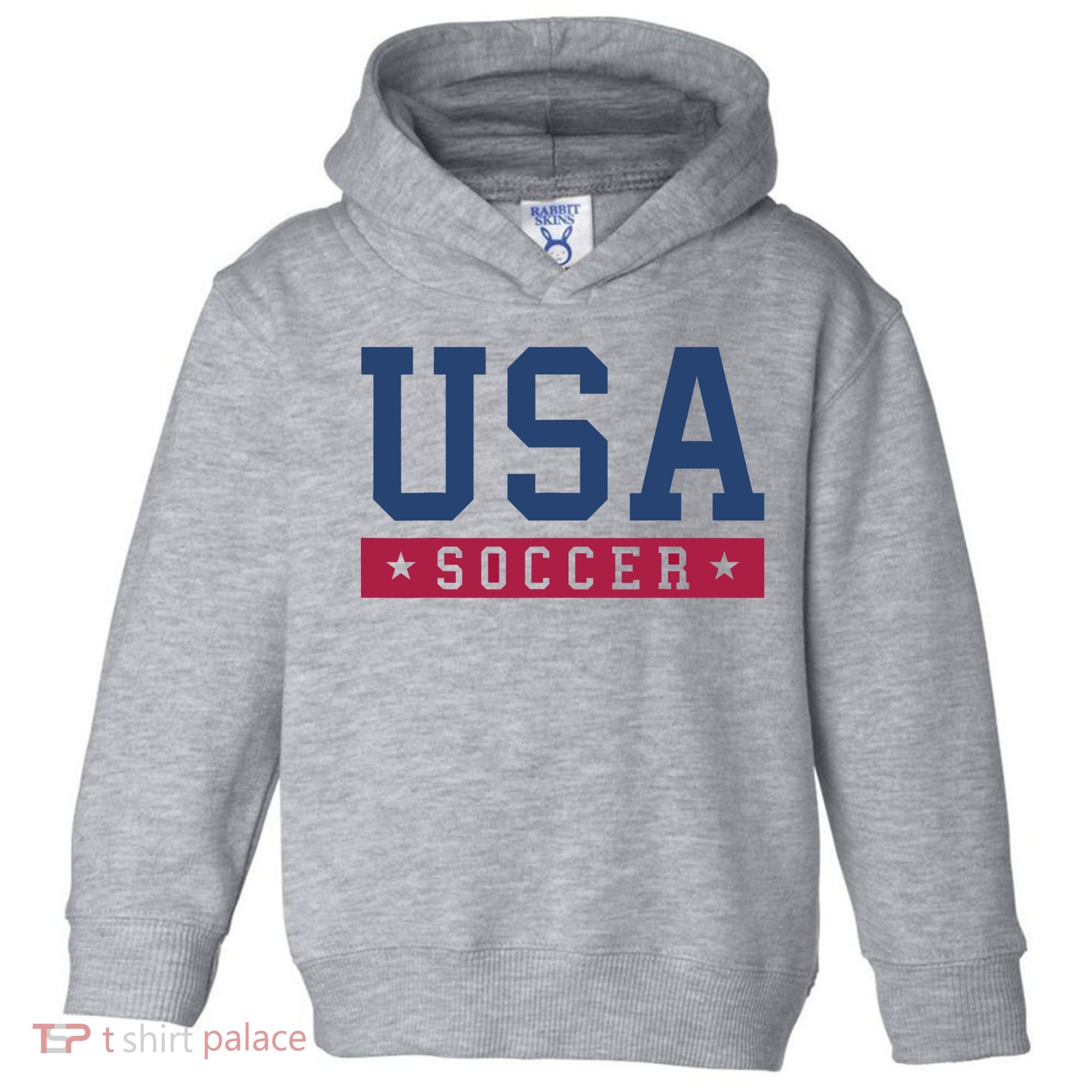 USA Soccer Fan Toddler Hoodie