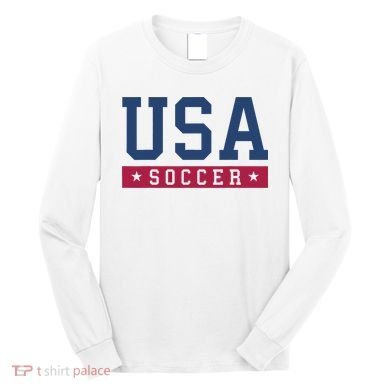 USA Soccer Fan Long Sleeve Shirt