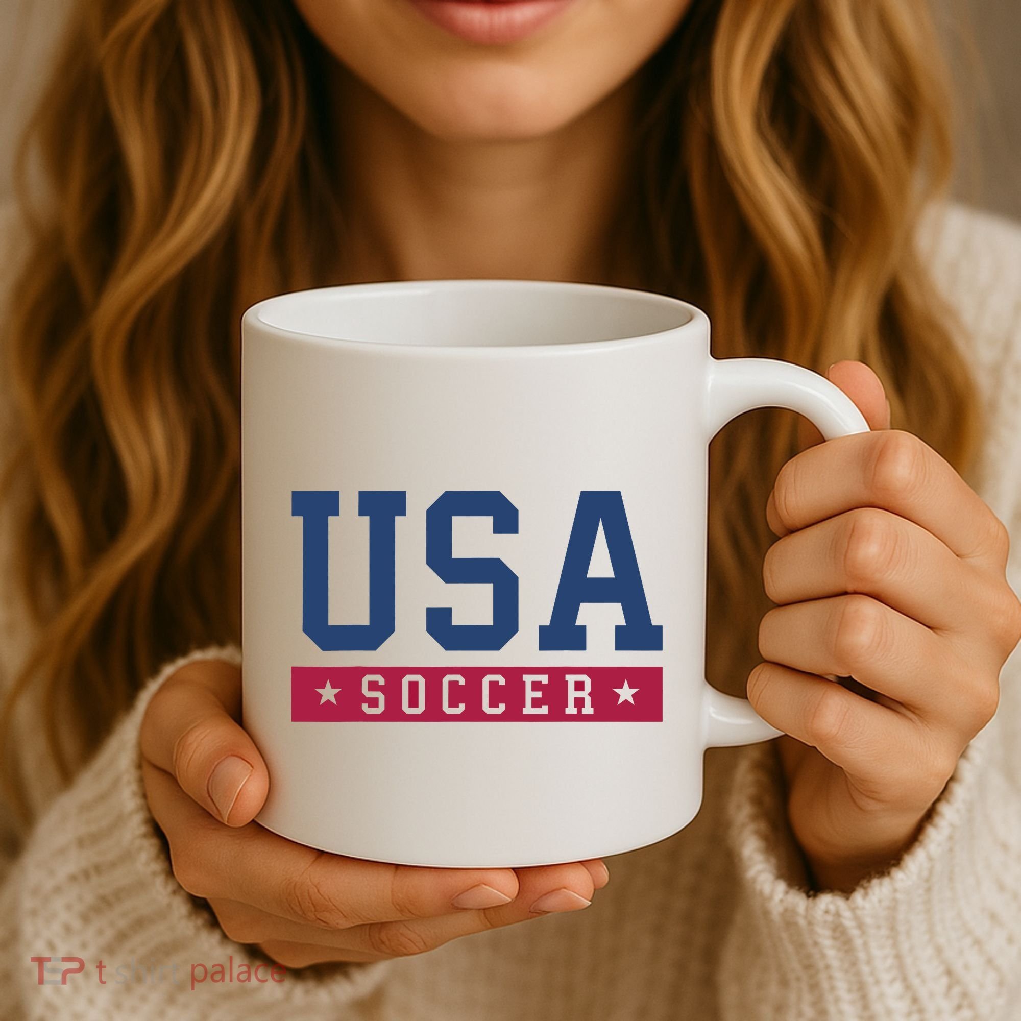 USA Soccer Fan Coffee Mug